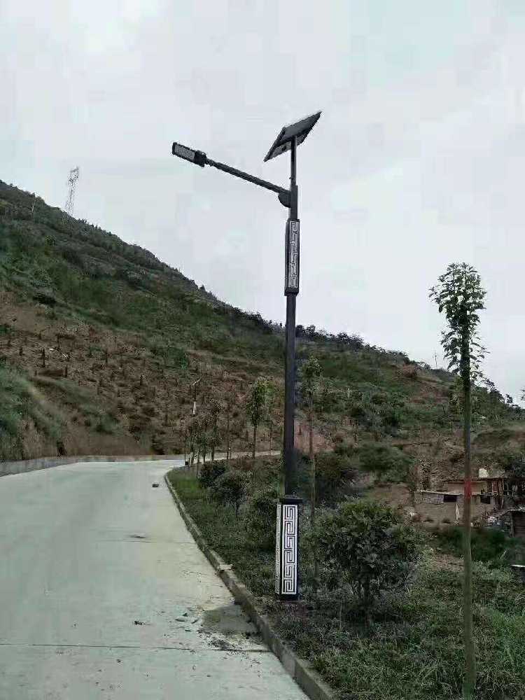 弥勒市仿古太阳能路灯